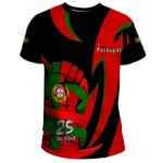 Portugal 25 De Abril Dia Da Liberdade - T-shirt A30