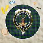 1sttheworld Blanket - Keith Modern Clan Tartan Crest Tartan Beach Blanket A7 | 1sttheworld