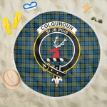 1sttheworld Blanket - Colquhoun Ancient Clan Tartan Crest Tartan Beach Blanket A7 | 1sttheworld