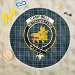 1sttheworld Blanket - Campbell Argyll Ancient Clan Tartan Crest Tartan Beach Blanket A7 | 1sttheworld