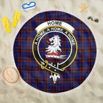 1sttheworld Blanket - Home Modern Clan Tartan Crest Tartan Beach Blanket A7 | 1sttheworld