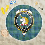 1sttheworld Blanket - Oliphant Ancient Clan Tartan Crest Tartan Beach Blanket A7 | 1sttheworld