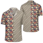 AmericansPower Shirt - Hawaii Seamless Tropical Flower Plant And Leaf Pattern Background Lauhala Moiety Hawaiian Shirt