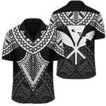 AmericansPower Shirt - Hawaii Polynesian Limited Hawaiian Shirt Tab Style White