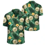 AmericansPower Shirt - Hawaii Map Coat Of Arms Tropical Summer Style Hawaiian Shirt