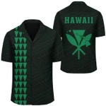 AmericansPower Shirt - Kakau Polynesian Kanaka Map Hawaii Shirt Green
