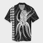 AmericansPower Shirt - Hawaii Octopus KaKau Polynesian Hawaiian Shirt White