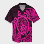 AmericansPower Shirt - Hawaii Polynesian Turtle Hawaiian Shirt Pink