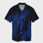 AmericansPower Shirt - Hawaiian Hibiscus Memory Turtle Polynesian Hawaiian Shirt Blue