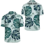 AmericansPower Shirt - (Personalized) Monstera Tropical Hawaiian Shirt Haka Style