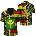 AmericansPower Shirt - Hawaii Kanaka Flag Polynesian Hawaiian Shirt Bright Style