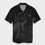 AmericansPower Shirt - Hawaii Polynesian Hibiscus Turtle Map Hawaiian Shirt Grey
