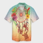 AmericansPower Shirt - Hawaiian Hibiscus Strelitzia Flower Dreamcatcher Hawaiian Shirt