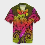 AmericansPower Shirt - Hawaii Turtle Wave Polynesian Hawaiian Shirt Hey Style Pinky