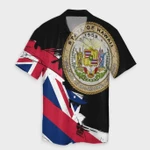 AmericansPower Shirt - Hawaiian Flag Coat Of Arms Of Hawaii Polynesian Hawaiian Shirt Classic Style