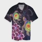 AmericansPower Shirt - Hawaii Galaxy Turtle Hibiscus Hawaiian Shirt