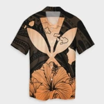 AmericansPower Shirt - Hawaiian Kanaka Hawaiian Shirt Hibiscus Polynesian Love Orange