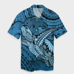 AmericansPower Shirt - Hawaii Turtle Wave Hawaiian Shirt News Style Pastel