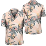 AmericansPower Shirt - Tropical Pattern Pink Hawaiian Shirt