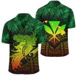 AmericansPower Shirt - Hawaii Hula Girl Polynesian Hawaiian Shirt