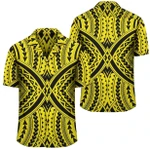 AmericansPower Shirt - Polynesian Tradition Yellow Hawaiian Shirt