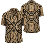 AmericansPower Shirt - Polynesian Tradition Gold Hawaiian Shirt
