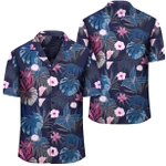AmericansPower Shirt - Tropical Palm Tree And Flower Hawaiian Shirt