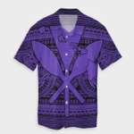 AmericansPower Shirt - Hawaiian Kanaka Polynesian Tribal Hawaiian Shirt Reggae Color Purple