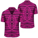 AmericansPower Shirt - Polynesian Seamless Pink Hawaiian Shirt