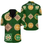 AmericansPower Shirt - (Personalized) Hawaii Royal Pattern  Hawaiian Shirt Cade Style Green