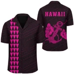 AmericansPower Shirt - Kakau Polynesian Anchor Hawaii Shirt Pink