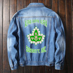 Alpha Kappa Alpha Ivy Leaf Denim Jacket A31
 | Getteestore.com
