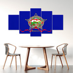 AmericansPower Canvas Wall Art - Flag Of Minnesota Designed In 1893 Car Seat Covers A7 | AmericansPower