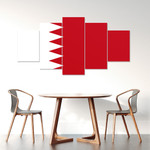 AmericansPower Canvas Wall Art - Flag of Bahrain Car Seat Covers A7 | AmericansPower