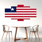 AmericansPower Canvas Wall Art - Flag of Liberia Car Seat Covers A7 | AmericansPower