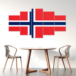 AmericansPower Canvas Wall Art - Flag of Norway Car Seat Covers A7 | AmericansPower