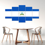 AmericansPower Canvas Wall Art - Flag of Nicaragua Car Seat Covers A7 | AmericansPower