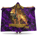 AmericansPower Hooded Blanket - Omega Psi Phi Dog Hooded Blanket | AmericansPower
