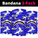 AmericansPower Bandana - Zeta Phi Beta Full Camo Shark Bandana | AmericansPower

