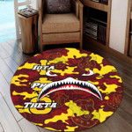 AmericansPower Round Carpet - Iota Phi Theta Full Camo Shark Round Carpet | AmericansPower

