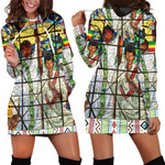 AmericansPower Clothing - Ethiopian Orthodox Flag Hoodie Dress A7 | AmericansPower
