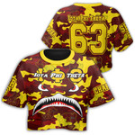 1stScotland Clothing - Iota Phi Theta Full Camo Shark Croptop T-shirt A7 | 1stScotland