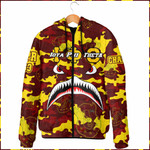 1stScotland Clothing - Iota Phi Theta Full Camo Shark Hooded Padded Jacket A7 | 1stScotland