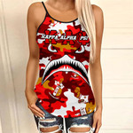 AmericansPower Clothing - Kappa Alpha Psi Full Camo Shark Criss Cross Tanktop A7 | AmericansPower
