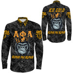 AmericansPower Clothing - Alpha Phi Alpha Ape Long Sleeve Button Shirt A7 | AmericansPower