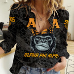 AmericansPower Clothing - Alpha Phi Alpha Ape Women Casual Shirt A7 | AmericansPower