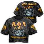 AmericansPower Clothing - (Custom) Alpha Phi Alpha Ape Croptop T-shirt A7 | AmericansPower