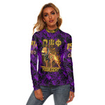AmericansPower Clothing - (Custom) Omega Psi Phi Dog Women's Stretchable Turtleneck Top A7 | AmericansPower