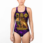 AmericansPower Clothing - (Custom) Omega Psi Phi Dog Women Low Cut Swimsuit A7 | AmericansPower