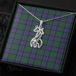 1stScotland Jewelry - Sinclair Hunting Modern Graceful Love Giraffe Necklace A7 | 1stScotland